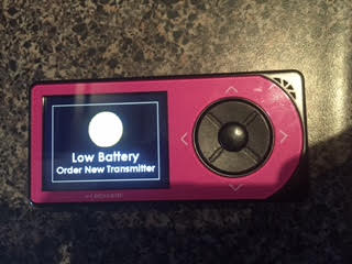 low transmitter battery